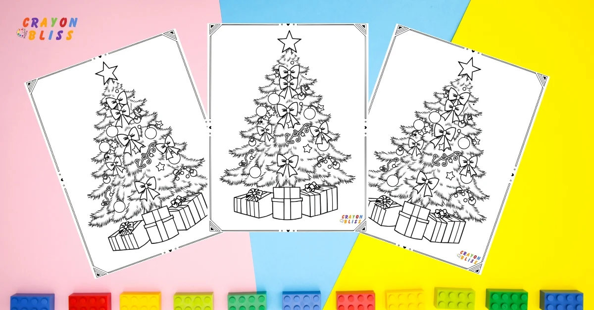 Christmas Tree Coloring Pages